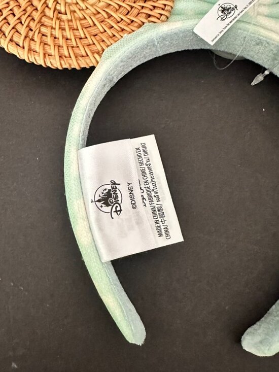 Disney Parks Minnie Mouse Beach Natural Rattan Ears Headband NEW